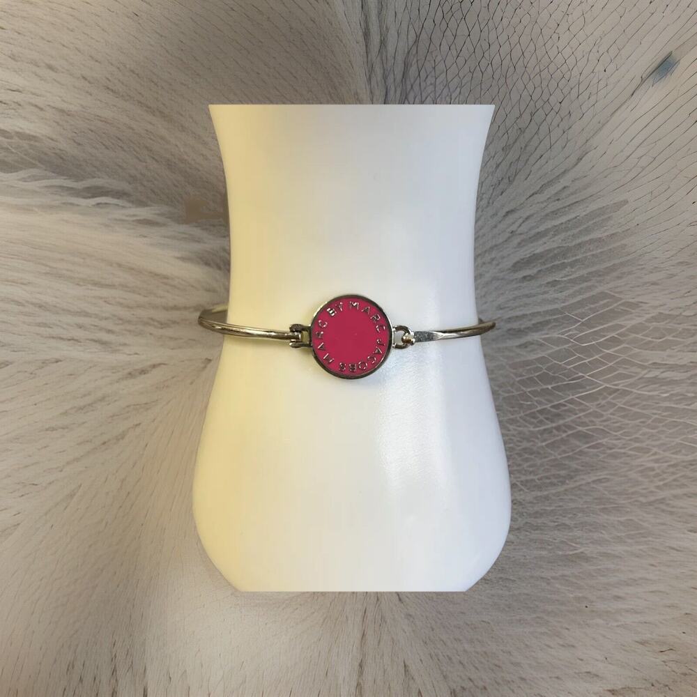 Cute Marc By Marc Jacobs Slim Silver Disc Bracelet